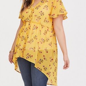 Floral Babydoll Tunic